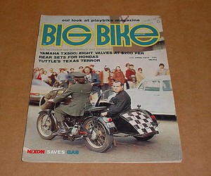 4/1974 Big Bike Magazine Yamaha TX500 | eBay