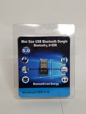USB Mini Bluetooth 5.0 EDR Dongle Receiver Wireless Audio Stereo Adapter For PC