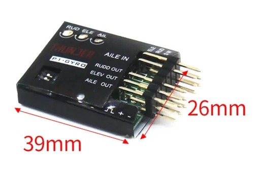 Gyro Flight Controller 3 Axis Thunder P1-GYRO Fixed Wing Aircraft RC Plane Wing - Picture 3 of 3