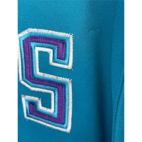 Vintage New Orleans Hornets NBA Basketball Aufwärmen Schießjacke 2XL toter Lagerbestand - Bild 8 von 11