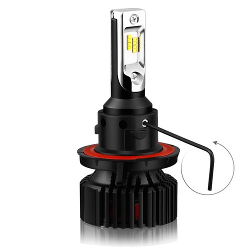 AllaLighting LED Headlight Bulb 9008 High Low Beam Conversion Kit for Ford White - Picture 4 of 12