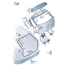 NEW VOLKSWAGEN ATLAS CA1 REAR LEFT GAS STRUT BRACKET 3CN827427C