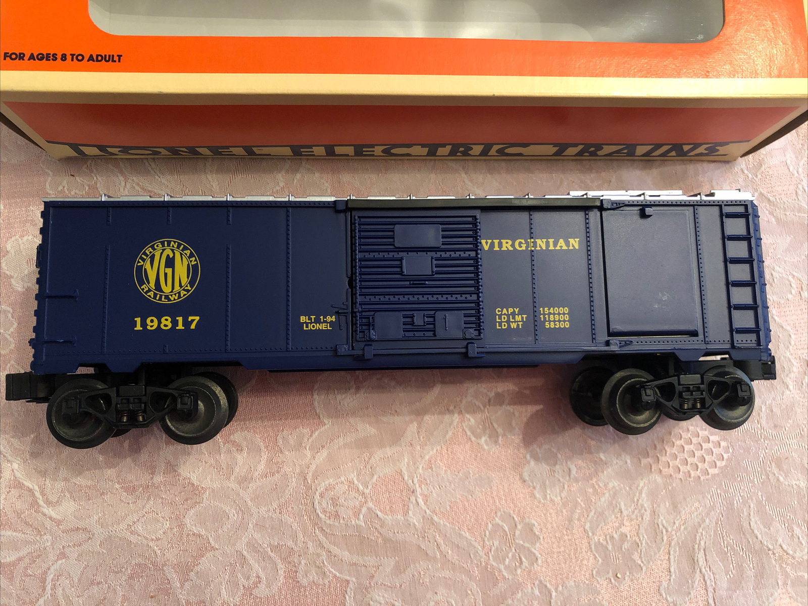 LIONEL NEW 619817 Virginian Ice Box Car eBay