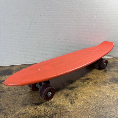Vintage 1970’s Nash Penny Sidewalk Surfer Skateboard Orange Acrylic Plastic EUC - Picture 3 of 20