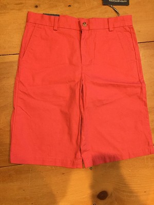 VINEYARDS VINES Boys Size 18 Breaker SHORTS Jetty Red nwt