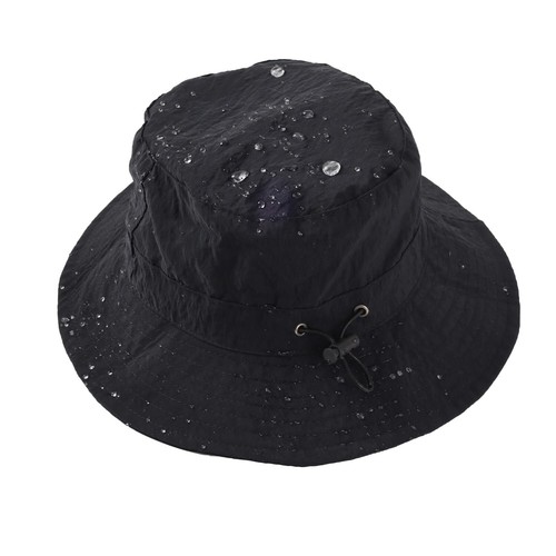 Men Women Waterproof Bucket Rain Hat with Chin Strap Quick Dry Packable Booni... - Picture 7 of 7