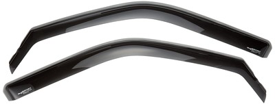 Car Comfort Wind Deflectors Black Compatible with Volkswagen Transporter T5 200...
