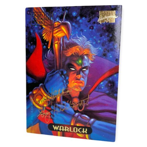 Warlock - #134 - Marvel Masterpieces - Gold Foil Signature Series - 1994 - Picture 1 of 6
