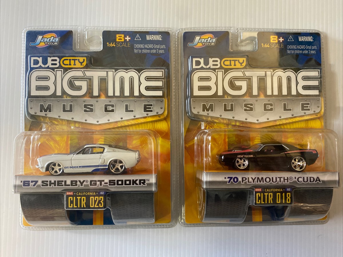 Jada Toys Dub City Big Time Muscle '67 Shelby GT-500KR & '70