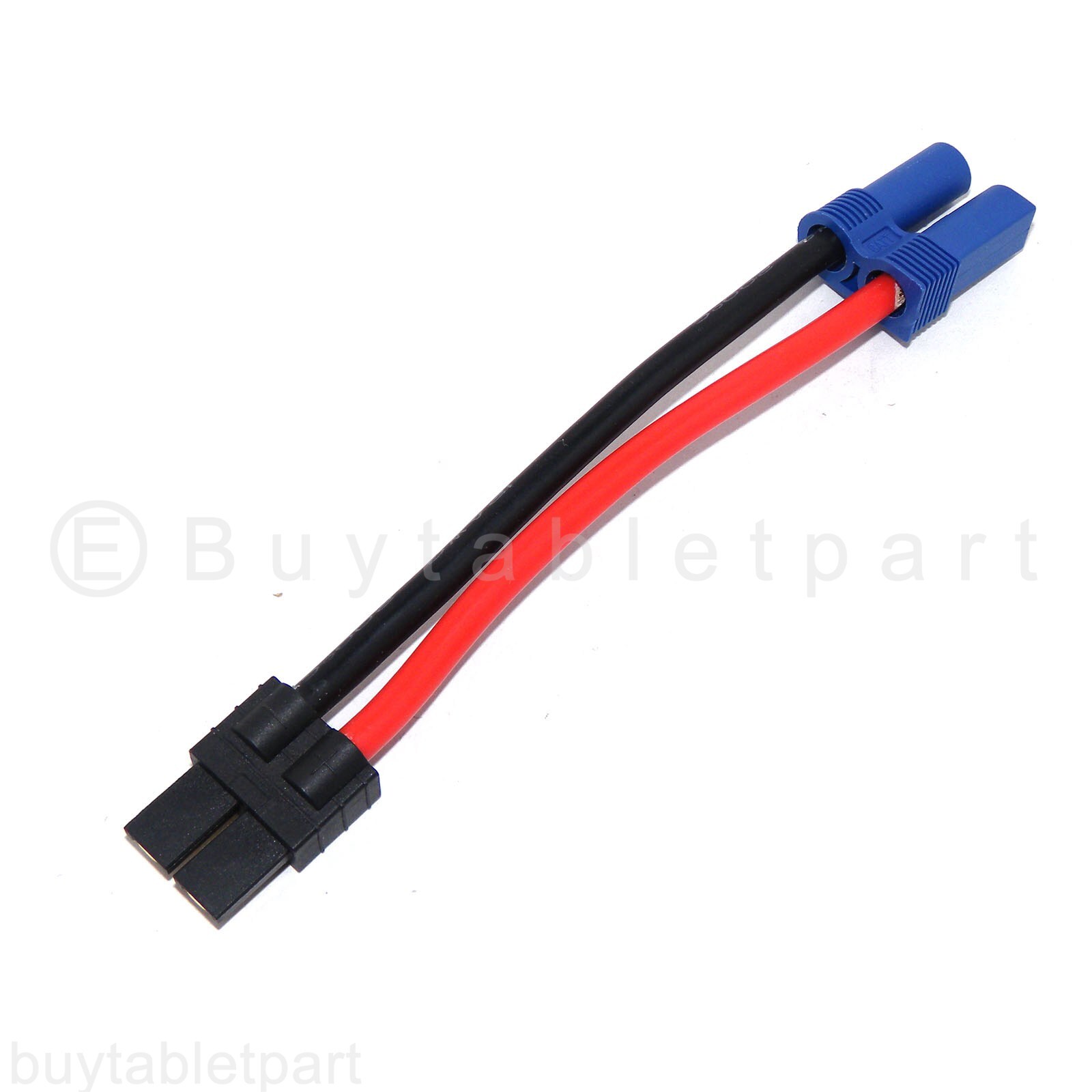 VUNIVERSUM Adapterkabel adapter EC5 stekker mannelijke naar Traxxas TRX compatibele bus vrouwelijke hoge stroom 12AWG kabel voor Lipo accu 10cm RC modelbouw