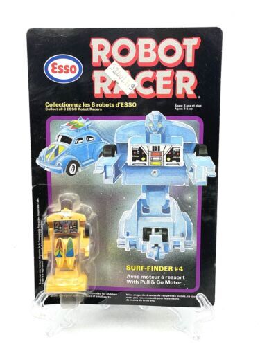 1984# MARUKA ESSO ROBOT RACER BEETLE SURF FINDER TRANSFORMERS # NIB NA