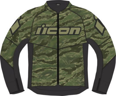 ICON - Hooligan Ce Tiger's Blood Jacket - Green - 3Xl | 2820-6157