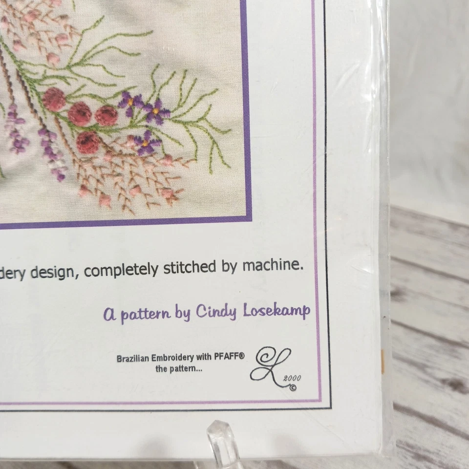 Cindy Losekamp 2000 bordado brasileño con Pfaff el patrón instrucciones NUEVO Foto 3 de 4