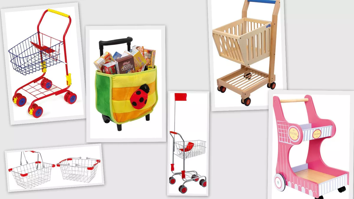 Childrens metal best sale shopping trolley