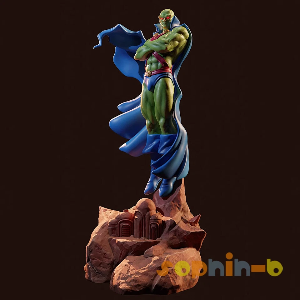 Martian Manhunter Super Man Resin Model Kit Unpainted 3d Print GK Statue Figure - Image 2 of 4