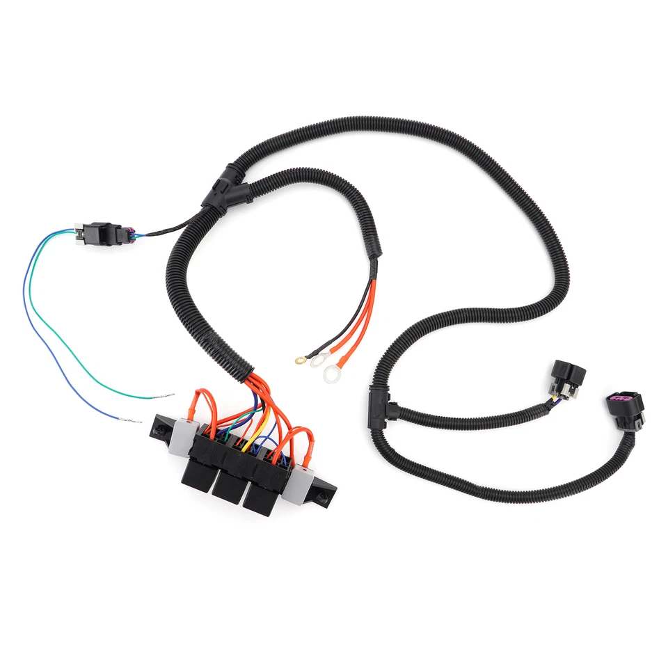 Arnés de cableado de control de ventilador doble eléctrico Speed 67400923 para GMC Yukon Sierra GAS Foto 2 de 4