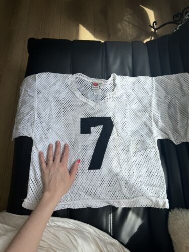 Vtg 80s Denver Broncos Jersey Mesh Rawlings John Elway Football Youth LARGE - Picture 2 of 4