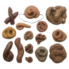 15PCS Fake Poop Gag Joke Prank Crap Dog Poo Realistic Gift Funny Party Toy Trick