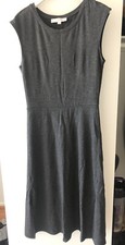 Ann Taylor LOFT Gray Sleeveless Slits Stretch Soft Dress Womens Size XSmall XS