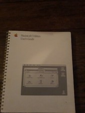 VTG Apple Macintosh Utilities User's Guide - 1988 MAC Manual excellent