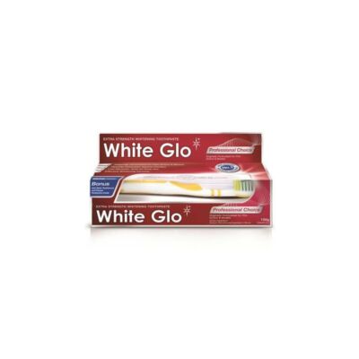 9319871000042 WHITE GLO SET Professional Choice wybielająca pasta do zębów 100ml