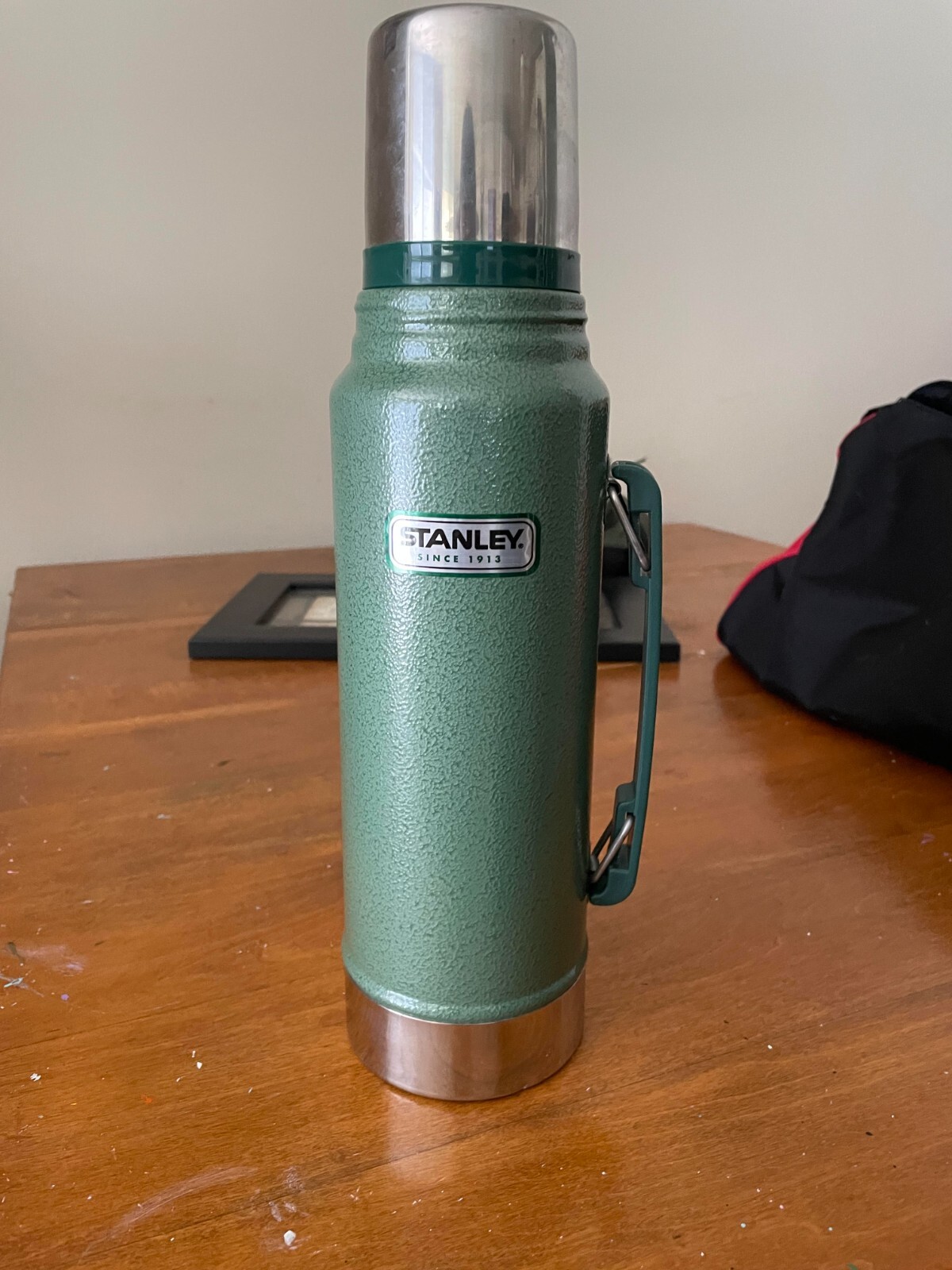 Vintage USA Aladdin STANLEY Green Chrome 1 Quart Thermos Complete No. A944DH eBay