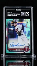 2022 Brooks Lee Bowman Draft Aqua Auto TAG 10 129/199