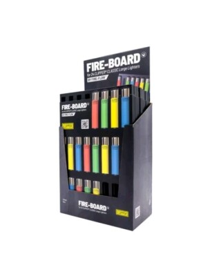 FIRE-BOARD  - Display for 24 Clipper-Feuerzeuge top Preis   leer Display 