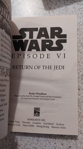 Star Wars Book Box Set Episodes 1-6 Scholastic Paperback Books - Picture 14 of 18
