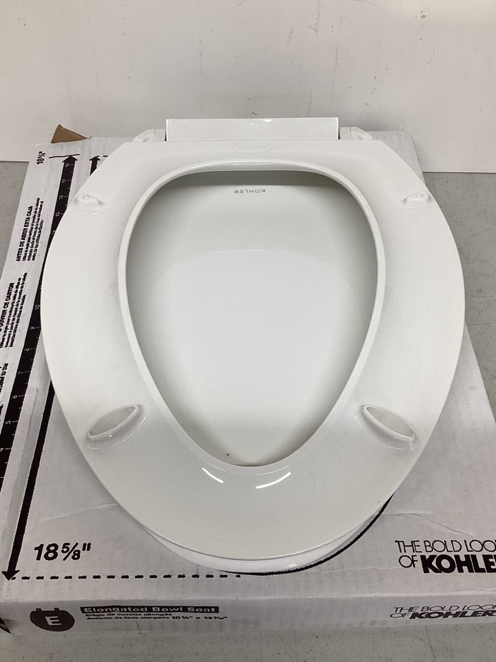 KOHLER Cachet ReadyLatch Quiet-Close Toilettensitz – Länglich, Soft-Close, Kaschmir