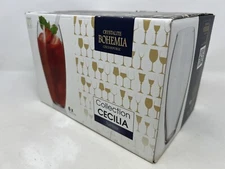 Set Of 6 Tumbler Glass Collection Cecilia 16oz  Crystalite Bohemia Czech