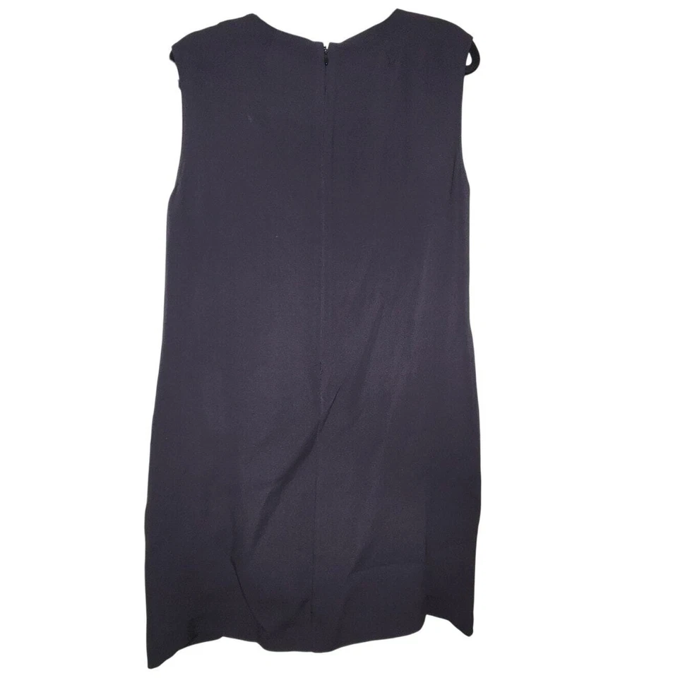 Kenneth Cole Black Label Dress Size 8 Sleeveless Shift Lace Up Mini Cocktail  - Image 2 of 4