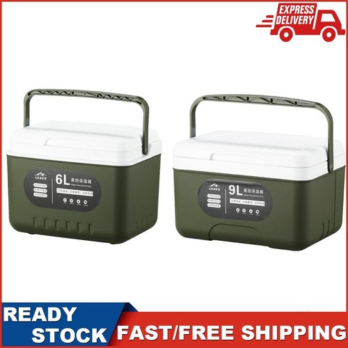 6/9L Camping Car Refrigerator Large Capacity Heat Preservation for Auto Home BBQ