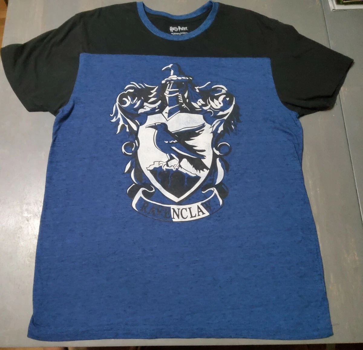 Harry Potter Ravenclaw House Crest Logo T-shirt Large Hogwarts