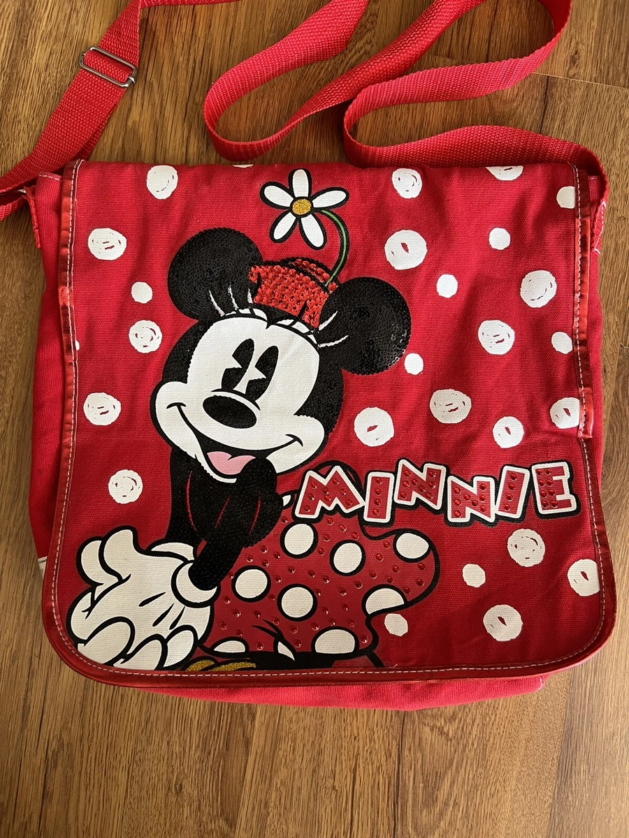 Disney Store Exclusive Minnie Mouse red Polka Sequin over the