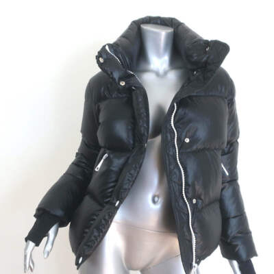 Taylor Down Puffer Jacket Black Size Small