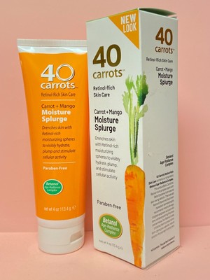 40 carrots retinol rich skin care moisture splurge