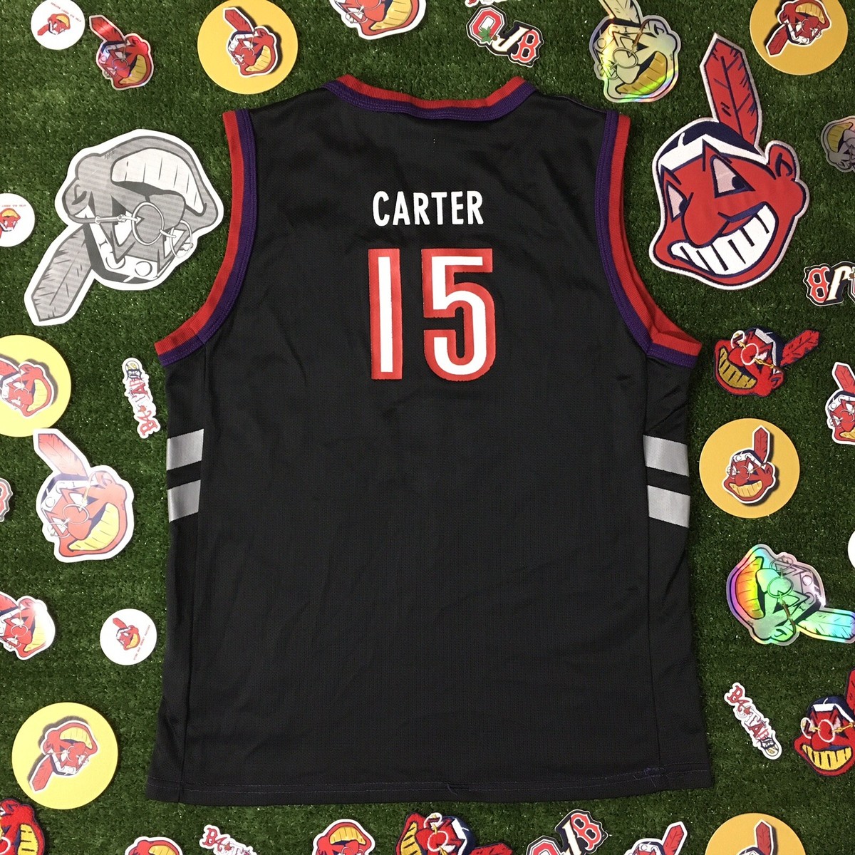 Vintage 90s Champion Toronto Raptors Vince Carter #15 Jersey