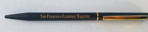SAN FRANFISCO EXAMINER MAGAZINE - VINTAGE PEN, BLUE WITH GOLD HIGHLIGHTS. - Bild 11 von 12