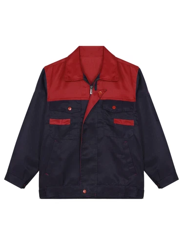 Women Men Long Sleeve Work Coat Pocket Shirts Workshop Mechanic Uniform Workwear - Bild 6 von 104