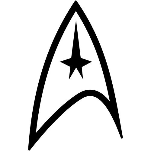 Distintivo auto decalcomania vinile decalcomania 3" comando flotta Star Trek v1 - Foto 3 di 26