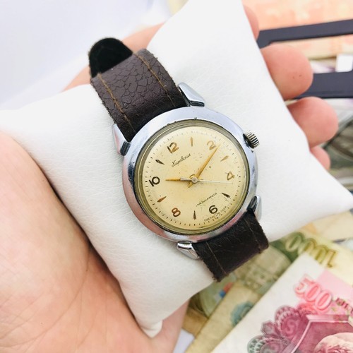 Vintage watch Kirovskie Crab 🦀 1950s USSR Poljot MCHZ1 Dial - Picture 9 of 12