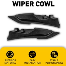 1 Pair Front Wiper Side Cowl Extension Cover Trim For 2011-2016 Hyundai Elantra