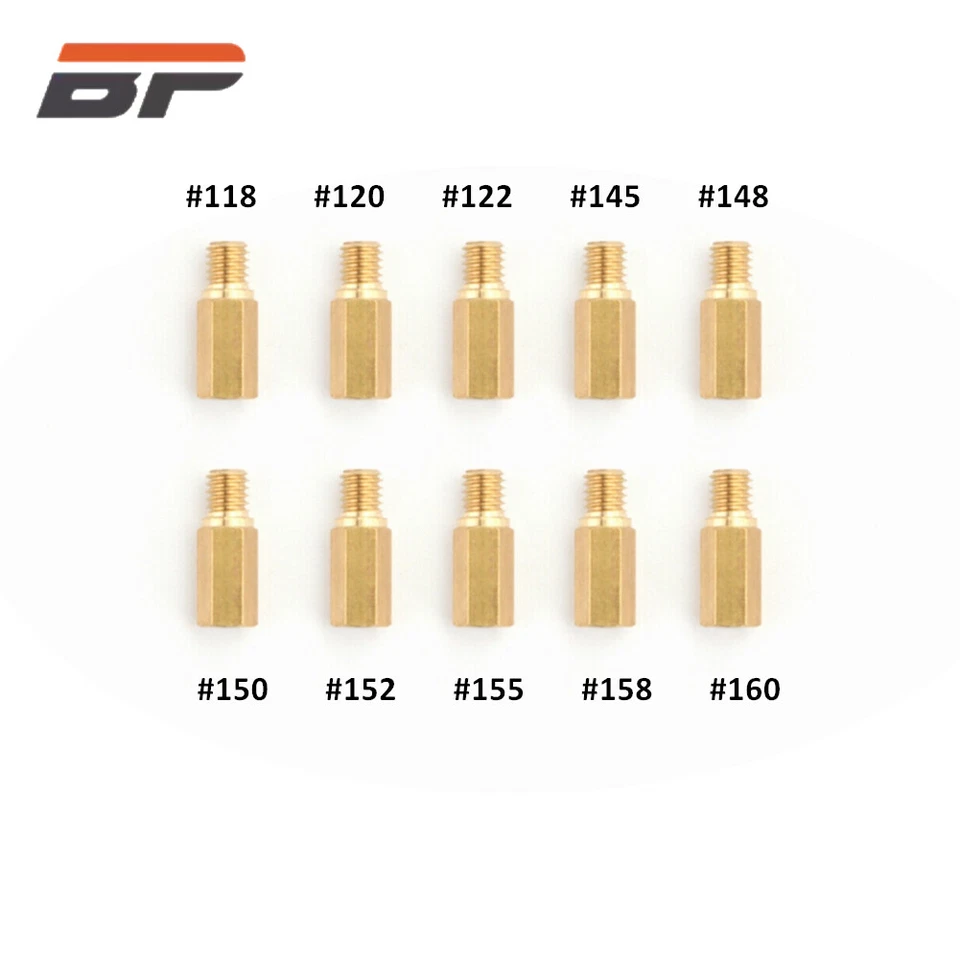 Carburador Main Jet 118/120/122/145/148/150/152/155/158/160 Fit Keihin PWK PE OKO KOSO Foto 3 de 4