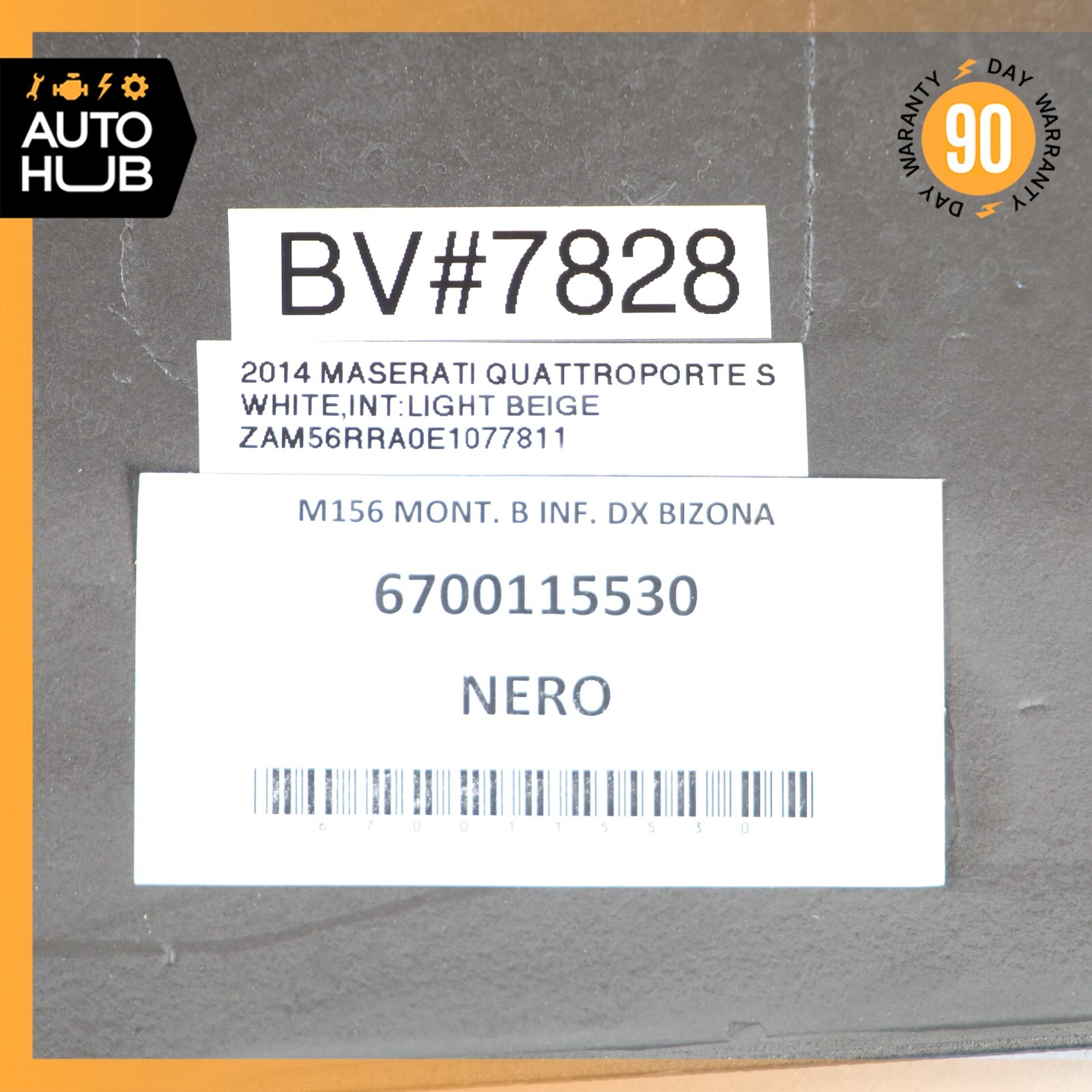 14-22 Maserati Quattroporte M156 Right Side Lower B-Pillar Cover Trim OEM 69k