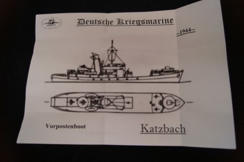 HP Models 1:700 WL barca avamposto come nave sperimentale "Katzbach" -1944- - Foto 5 di 7