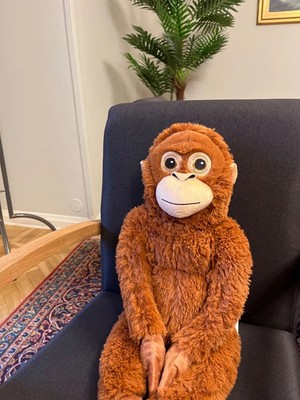 Punch Orangutan Djungeskog Monkey Brown 26 inch Ikea Plush 10402841 104.028.41