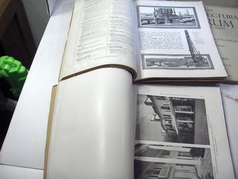 Lot of 6 ARCHITECTURAL FORUM MAGAZINES From 1918, 1923 and 1928 - Image 3 of 4