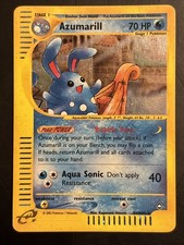 Azumarill Holo Rare H4/H32 Aquapolis 2003 Pokémon E-reader WOTC Card - LP