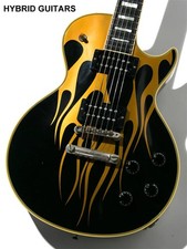 Gibson Custom Shop 1957 Les Paul Custom Ebony Gold Flame 2002 Used Electric